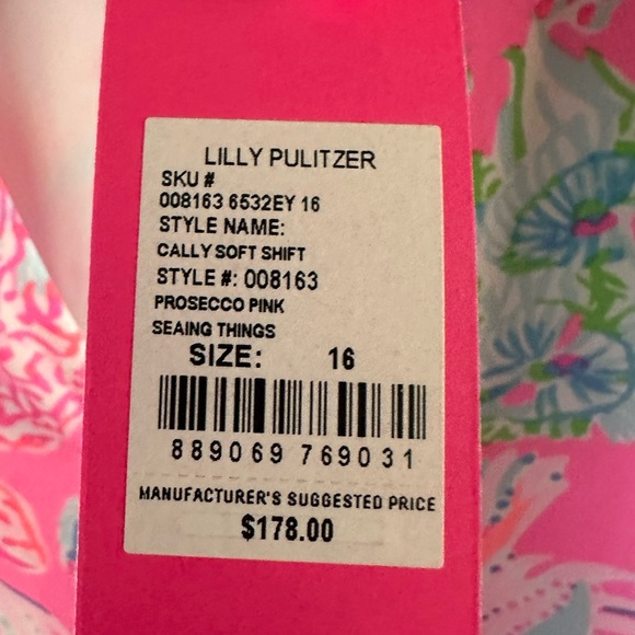 Lilly Pulitzer Cally soft shift, size 16 - Picture 2 of 9
